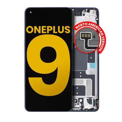 OLED Assembly With Frame For OnePlus 9 (US Version) (Refurbished) (Winter Mist)