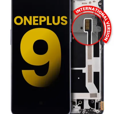 OLED Assembly With Frame For OnePlus 9 (International Version) (Refurbished) (Winter Mist)