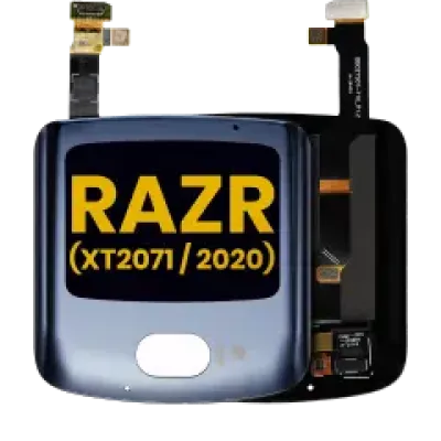 Зовнішній дисплейний модуль (OLED) без рамки для Motorola Razr 5G (XT2071 / 2020) (Refurbished) (усі кольори)