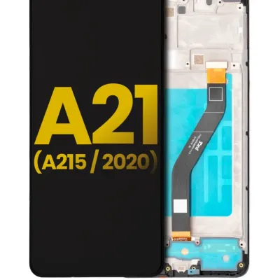 LCD Assembly With Frame For Samsung Galaxy A21 (A215 / 2020) (All Colors) (Refurbished)