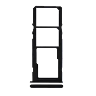 Лоток SIM (dual) для Samsung Galaxy A21 (A215 / 2020) (Cosmic Gray)