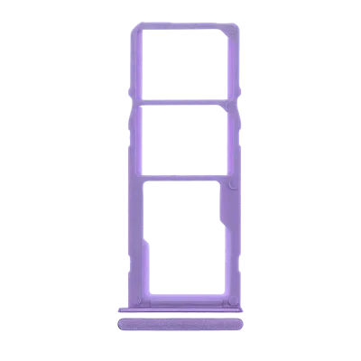 Dual Sim Card Tray For Samsung Galaxy A21 (A215 / 2020) (Purple)