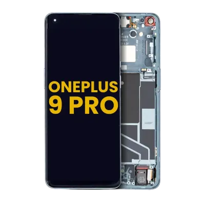 Дисплейний модуль OLED з рамкою для OnePlus 9 Pro (Non-Verizon 5G UW Frame) (Refurbished) (Forest Green)