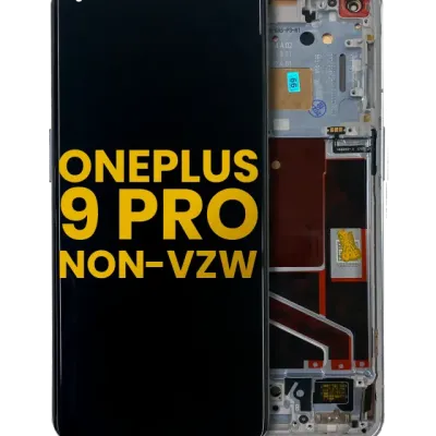 Дисплейний модуль OLED з рамкою для OnePlus 9 Pro (Non-Verizon 5G UW Frame) (Refurbished) (Morning Mist)