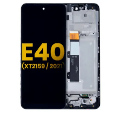 Дисплейний модуль (LCD) з рамкою для Motorola Moto E40 (XT2159 / 2021) (Refurbished) (всі кольори)