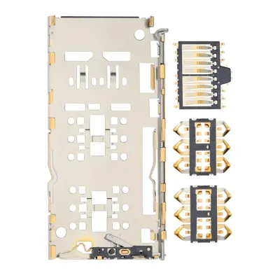 Sim Card Reader For Motorola Moto E40 (XT2159 / 2021) (4 Piece Set)