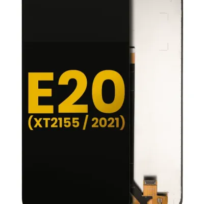 Дисплейний модуль (LCD) без рамки для Motorola Moto E20 (XT2155 / 2021) (Refurbished) (чорний)