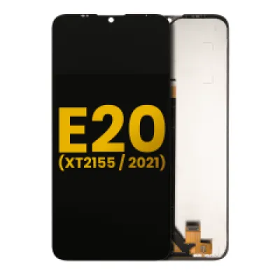 Дисплейний модуль (LCD) без рамки для Motorola Moto E20 (XT2155 / 2021) (Refurbished) (чорний)