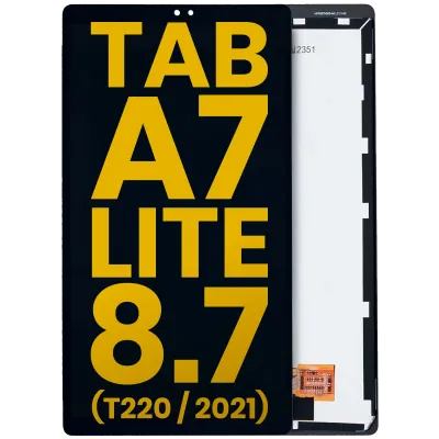 Дисплейний модуль для Samsung Galaxy Tab A7 Lite 8.7" (T220) (2021) (WiFi версія) без рамки (Refurbished) (чорний)