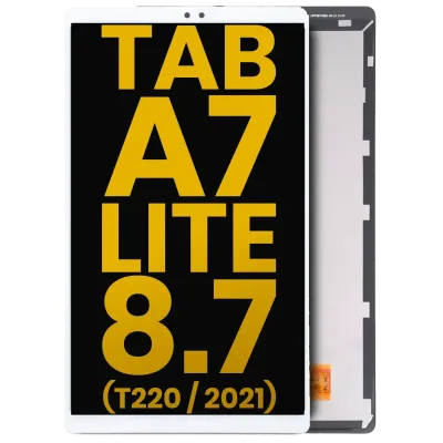 Дисплейний модуль для Samsung Galaxy Tab A7 Lite 8.7" (T220) (2021) (WiFi версія) без рамки (Refurbished) (білий)