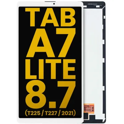 Дисплейний модуль для Samsung Galaxy Tab A7 Lite 8.7" (T225 / T227) (2021) (Cellular версія) без рамки (Refurbished) (білий)