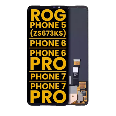 Дисплейний модуль (OLED) без рамки для Asus ROG Phone 5 (ZS673KS) / ROG Phone 6 / ROG Phone 6 Pro / ROG Phone 7 / ROG Phone 7 Pro (Refurbished) (All Colors)