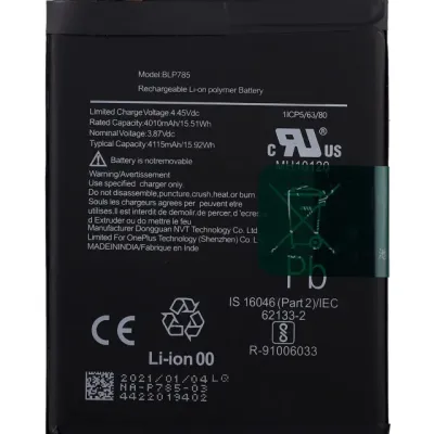 Акумулятор для OnePlus Nord 4G (BLP785)