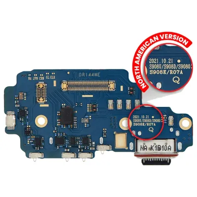 Плата зарядки з читачем SIM для Samsung Galaxy S22 Ultra 5G (US Version) (Premium)