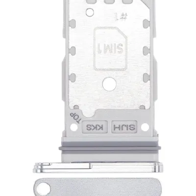 Лоток подвійної SIM для Samsung Galaxy S22 Ultra (White)