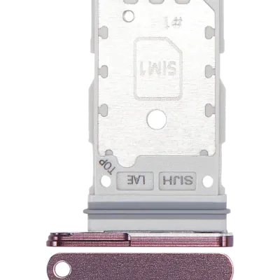 Лоток подвійної SIM для Samsung Galaxy S22 Ultra (Burgundy)