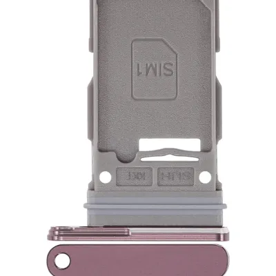 Лоток одинарної SIM для Samsung Galaxy S22 Ultra 5G (Burgundy)