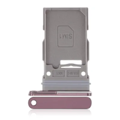Лоток одинарної SIM для Samsung Galaxy S22 Ultra 5G (Burgundy)