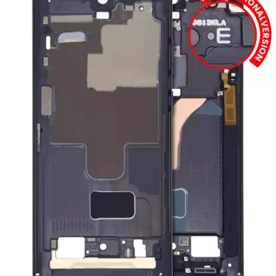 Mid-Frame Housing For Samsung Galaxy S22 Ultra 5G (International Version) (Phantom Black)