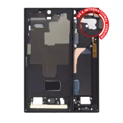 Рамка для Samsung Galaxy S22 Ultra 5G (US & International Version) (Phantom Black)