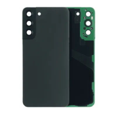 Задня кришка зі склом і камерою для Samsung Galaxy S22 Plus 5G (без логотипу) (Aftermarket Plus) (Phantom Black)
