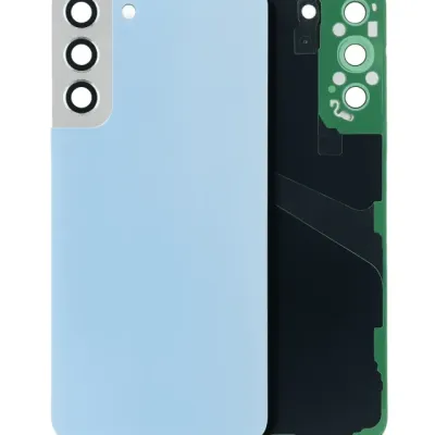 Задня кришка зі склом і камерою для Samsung Galaxy S22 Plus 5G (без логотипу) (Aftermarket Plus) (Sky Blue)