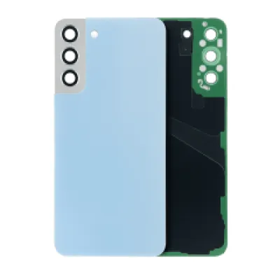 Задня кришка зі склом і камерою для Samsung Galaxy S22 Plus 5G (без логотипу) (Aftermarket Plus) (Sky Blue)