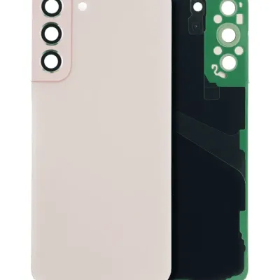 Задня кришка зі склом і камерою для Samsung Galaxy S22 Plus 5G (без логотипу) (Aftermarket Plus) (Pink Gold)