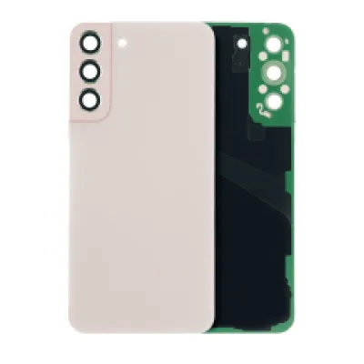 Задня кришка зі склом і камерою для Samsung Galaxy S22 Plus 5G (без логотипу) (Aftermarket Plus) (Pink Gold)