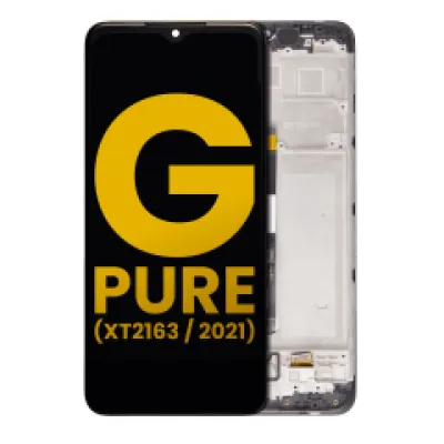 Дисплейний модуль (LCD) з рамкою для Motorola Moto G Pure (XT2163 / 2021) (Refurbished) (All Colors)