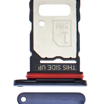 Лоток SIM (два слота) для Motorola Moto Edge Plus / Edge 30 Pro (XT2201-1/4) / Edge X30 5G (XT2201-2/6 / 2022) (Black)