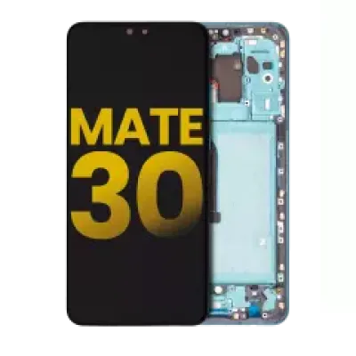 Дисплейний модуль (LCD) з рамкою для Huawei Mate 30 (Refurbished) (зелений)