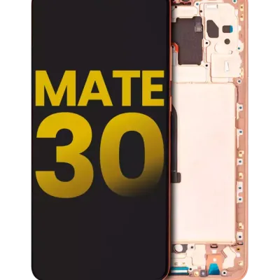 LCD Assembly With Frame For Huawei Mate 30 (Refurbished) (Orange)