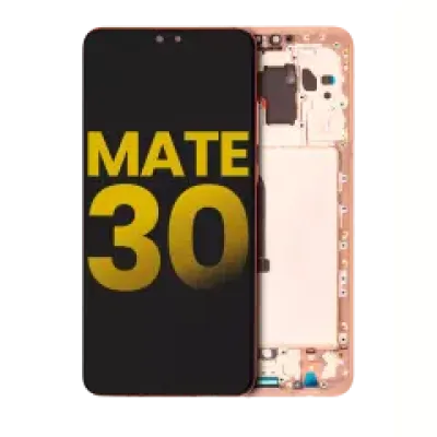 Дисплейний модуль (LCD) з рамкою для Huawei Mate 30 (Refurbished) (помаранчевий)