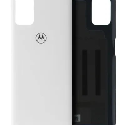 Back cover Glass For Motorola Moto G Stylus 6.8" (XT2115 / 2021) (Genuine OEM) (Aurora White)