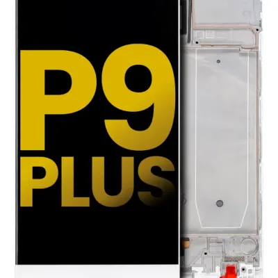 Дисплейний модуль (LCD) з рамкою для Huawei P9 Plus (Refurbished) (Ceramic White)