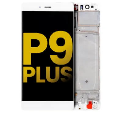 Дисплейний модуль (LCD) з рамкою для Huawei P9 Plus (Refurbished) (Ceramic White)