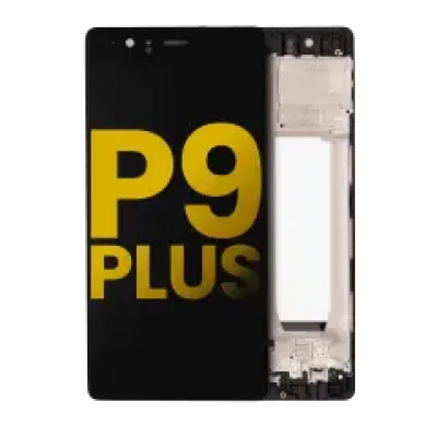 Дисплейний модуль (LCD) з рамкою для Huawei P9 Plus (Refurbished) (Quartz Gray)
