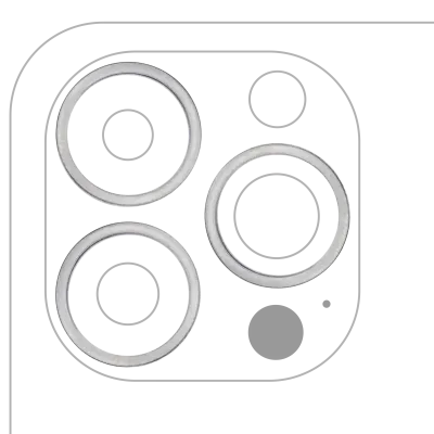 Рамка камери для iPhone 13 Pro / 13 Pro Max (Graphite) (3 шт)
