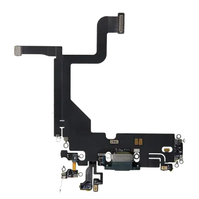 Charging Port Flex Cable For iPhone 13 Pro (Premium) (Alpine Green)