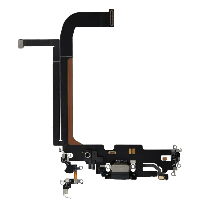 Charging Port Flex Cable For iPhone 13 Pro Max (Used OEM Pull) (Alpine Green)