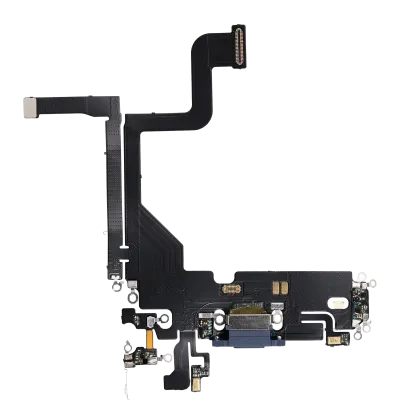Charging Port Flex Cable For iPhone 13 Pro (Aftermarket Plus) (Sierra Blue)