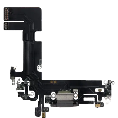Charging Port Flex Cable For iPhone 13 (Aftermarket Plus) (Midnight)