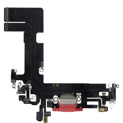 Charging Port Flex Cable For iPhone 13 (Aftermarket Plus) (Red)