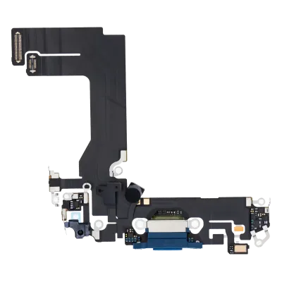 Charging Port Flex Cable For iPhone 13 Mini (Premium) (Blue)
