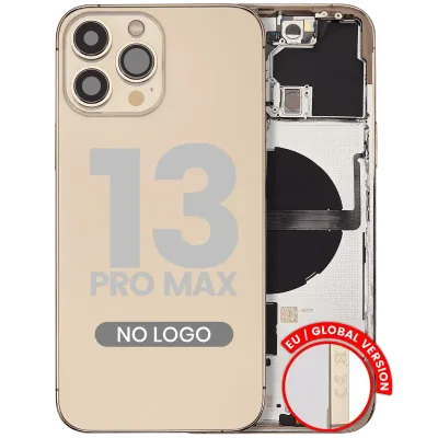 Back Housing W/ Small Parts For iPhone 13 Pro Max (EU / Global Version) (Aftermarket Plus) (Gold)