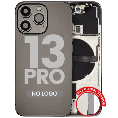 Back Housing W/ Small Parts For iPhone 13 Pro (EU / Global Version) (Aftermarket Plus) (Graphite)