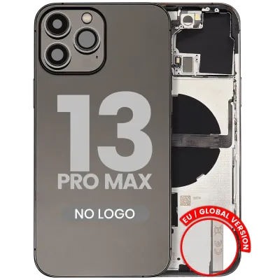 Back Housing W/ Small Parts For iPhone 13 Pro Max (EU / Global Version) (Aftermarket Plus) (Graphite)