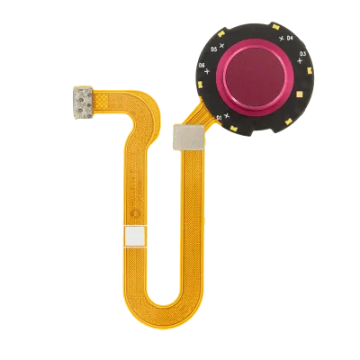 Fingerprint Reader With Flex Cable For Motorola One Hyper (XT2027-1 / 2020) (Genuine OEM) (Fresh Orchid)