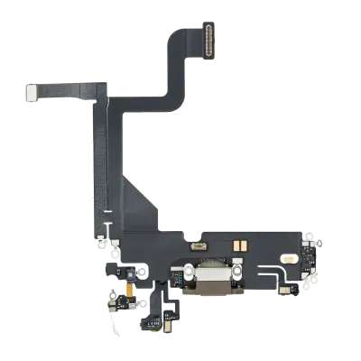 Charging Port Flex Cable For iPhone 13 Pro (Premium) (Gold)